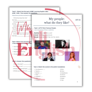 My people: What do they like?