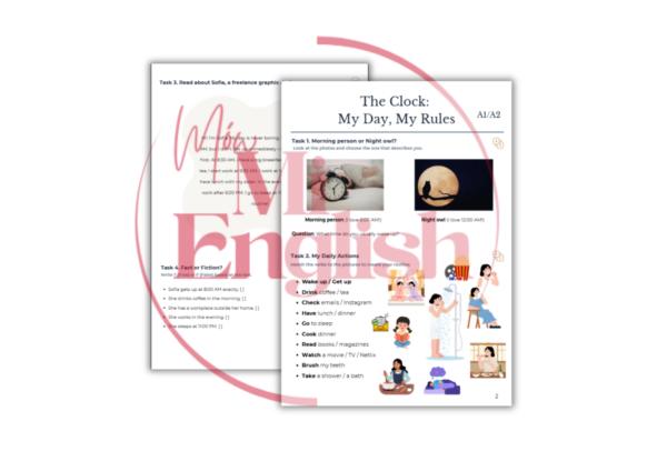 Clocks and routines A1/A2